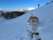 27 Prendiamo il sentiero ben innevato per cima Zuc de Valmana